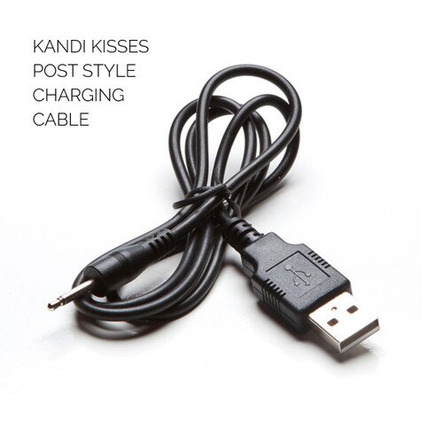 Kandi Kisses post USB charging cabl